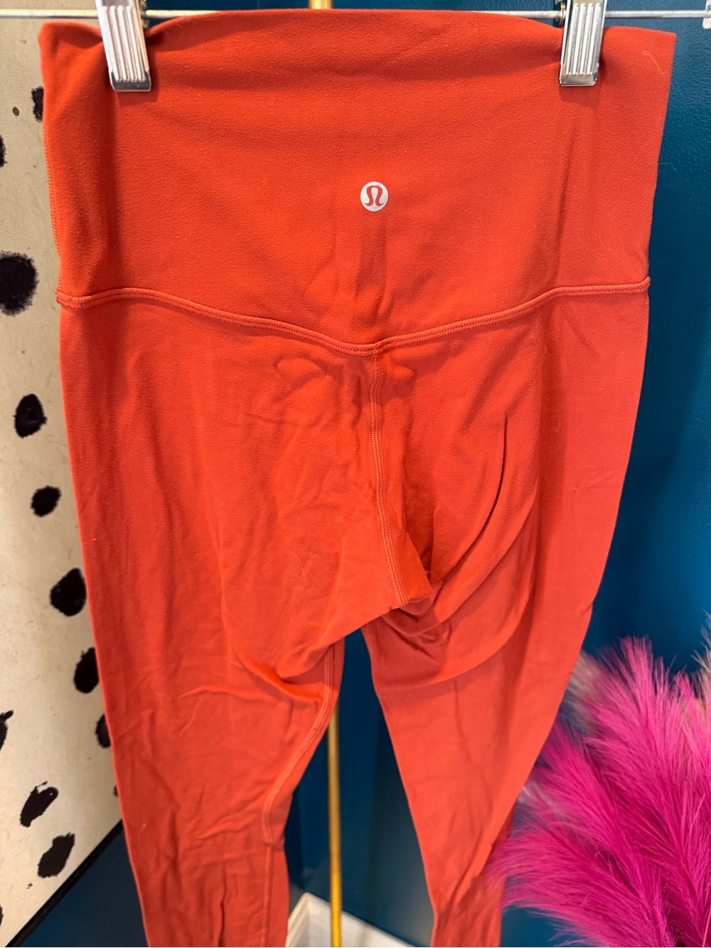 lululemon athletica Orange High-Rise Leggings